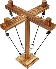 Ring Toss Games for Adults, Fun Hook and Ring Game with Carrying Bag, Outdoor In