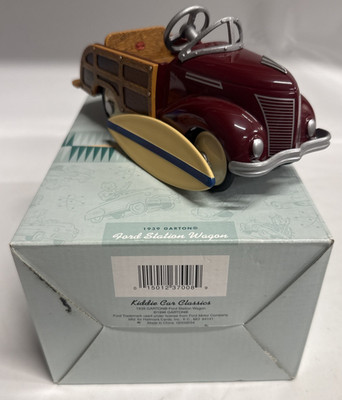 HALLMARK Kiddie Car Classics 1939 Garton Ford Station Wagon w/ Surf NIB QHG9034