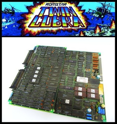 Twin Cobra -Arcade PCB Board Set   Taito Romstar - TP-011   JAMMA