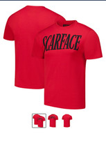 mens scareface red tee M