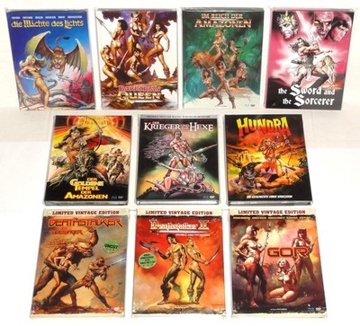 Blu-Ray Mediabook Sammlung 10x Fantasy Action wie Conan der Barbar und Red Sonja