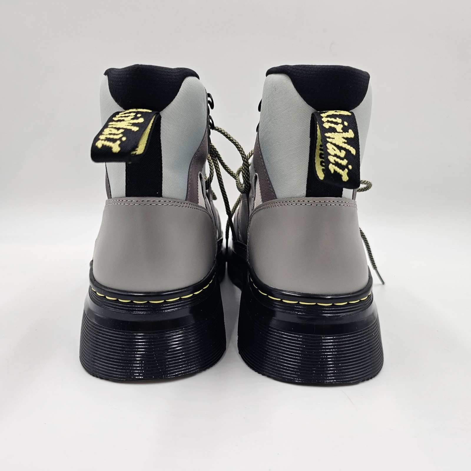 Dr. Martens Boury Utility Boots Grey Ajax Leather Extra Tough 50/50 Mens 11 image 5