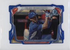 2014 Bowman Chrome Mini Blue Die-Cut Wave Refractor 38/99 Alex Guerrero 03j5