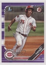 2019 Bowman Draft Purple 3/250 Eric Yang #BD-118 uk2
