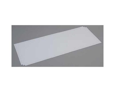 Evergreen Scale Models .040x8x21'' White Polystyrene Sheet (3) [EVG9105]
