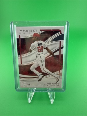 James Wood 2026 Panini Immaculate Baseball #78 Washington Nationals /75