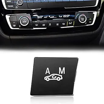 Air Recirculation Button Protective Cap & Inner Cycle Button Replacement for BMW