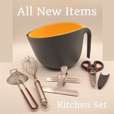 kitchen Utensil Set Cooking Essentials Gift Stainless Steel Kitchen Items NEW