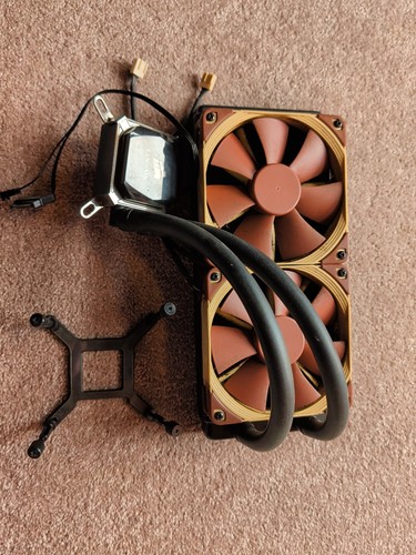 Corsair Hydro Series CW9060040WW H100x Liquid CPU Cooler Noctua Fans - Picture 1 of 1