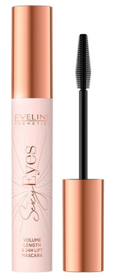 Eveline Sexy Eyes Mascara 24h   maximale Volumen und Verlängerung, schwarz, 8 ml