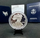 2000-P Proof American Silver Eagle with OGP & COA! 1 Oz .999 Silver