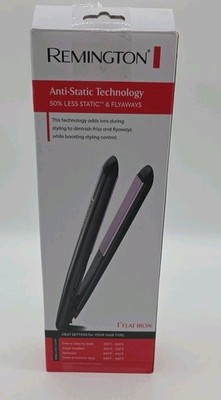Remington 1'' Flat Iron Ceramic Anti Static 450° 8 Settings Auto Shut Off New