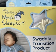 Baby Merlins magic Sleepsuit Size Small 3-6 Months 12-18 lbs BNIB