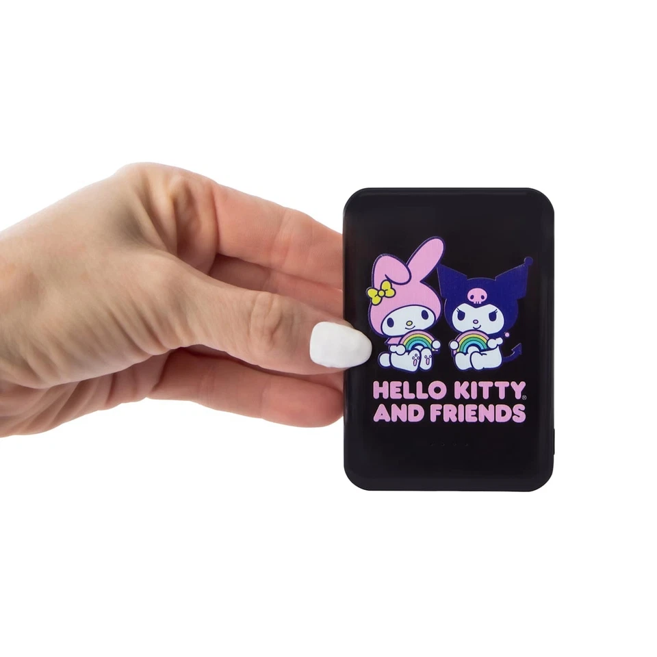 Banco de alimentación Sanrio Melody & Kuromi 3600 mAh doble USB-A y 1 USC-C Foto 3 de 4