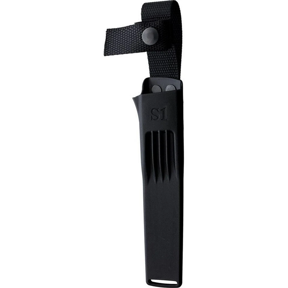 Fallkniven S1 Survival Fixed Knife Steel Blade Black Thermorun Handle - S1ZLEFT - Image 2 of 2