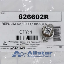 626602 Nordyne Furnace Auto Limit Switch
