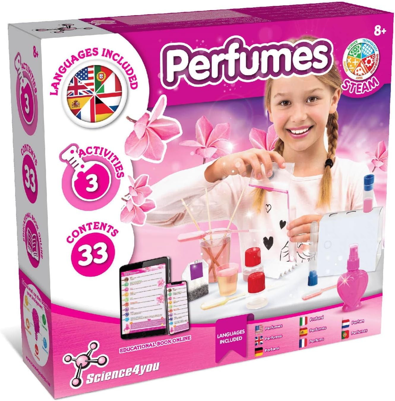 Science4you Perfume Making Kit for Girls & Boys - Make Your Own Perfumes for Ki