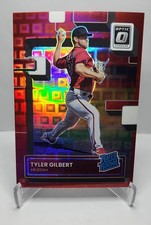 2022 Panini Donruss Optic - Rated Rookie Tyler Gilbert #95 Red Pandora Prizm /99