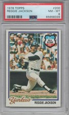 1978 Topps Reggie Jackson #200 PSA 8 NM-MT Yankees HOF