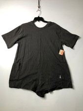 FP MOVEMENT Hot Shot Tee Romper Women's Size XS Black