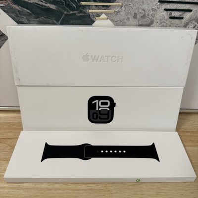 NEW Apple Watch Series 10 42mm Jet Black M/L GPS