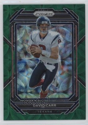 2022 Panini Prizm Green Scope Prizm 48/75 David Carr #119 9o3