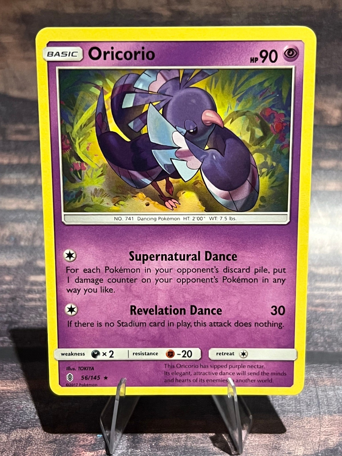 Oricorio (56) 56/145 Rare SM - Guardians Rising Pokemon TCG