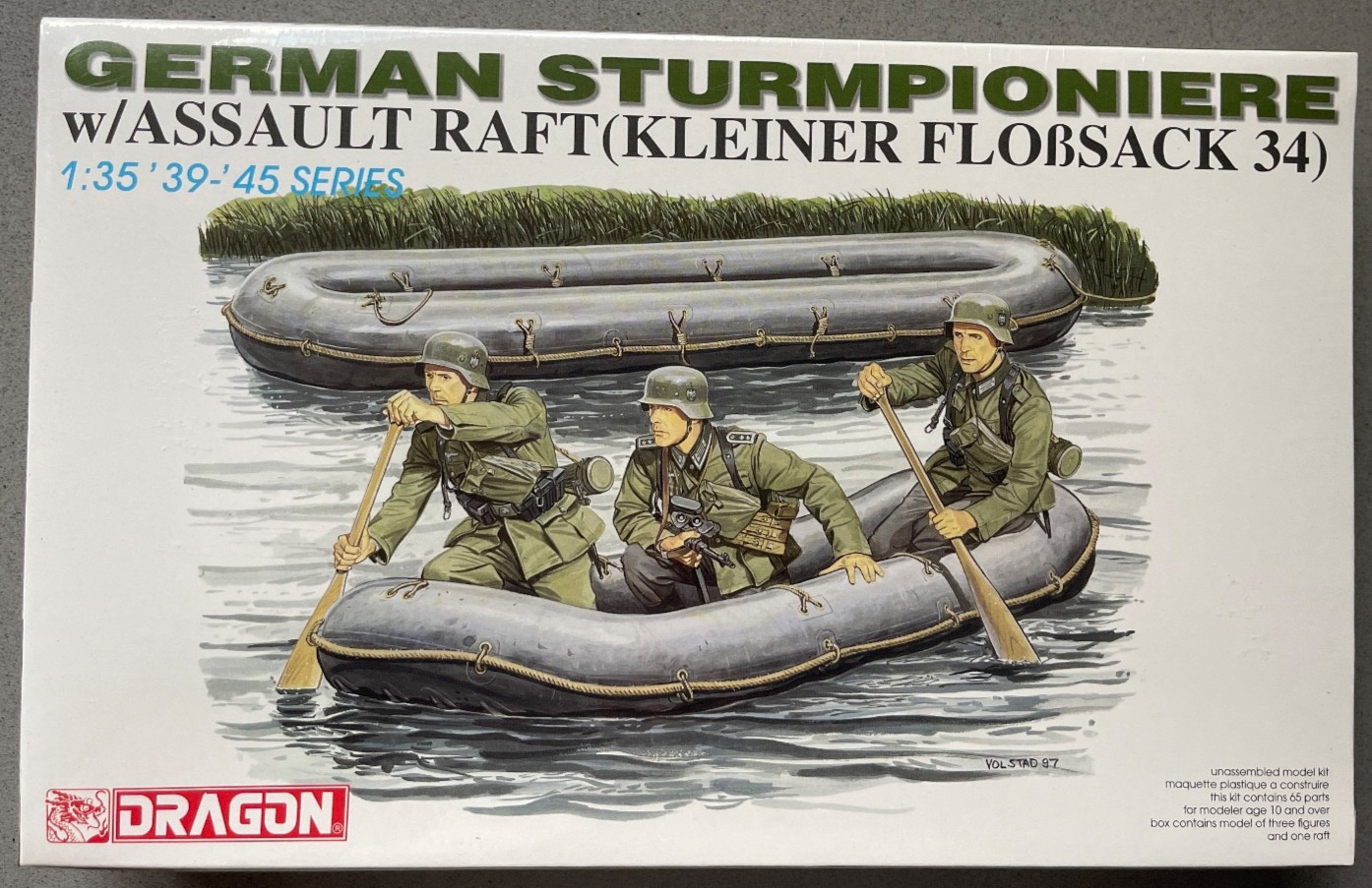Dragon 6076 German Sturmpioniere with Assault Raft 1:35 Scal