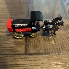 Diecast Lledo Chevron Horse Drawn Wagon - Standard Oil Company Kerosene - Mini