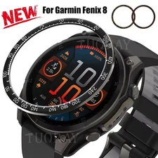 Metal Bezel For Garmin Fenix 8 43mm 47mm 51mm Smartwatch Bumper Cover Frame Case