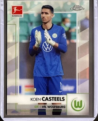 Koen Casteels - 2020-21 Topps Chrome Bundesliga #96