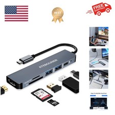 MacBook USB-C Hub Adapter - Multiport Docking Station With HDMI for MacBook P...