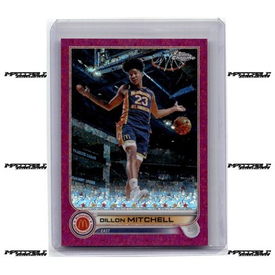 2022 Topps Chrome McDonald's A/A - Fuchsia #5 Dillon Mitchell Rookie /150