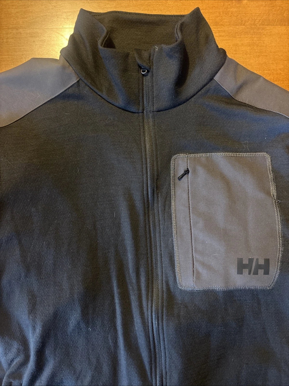 Helly Hansen- Men's Large LIFA Merino Midlayer Full-Zip Base Layer