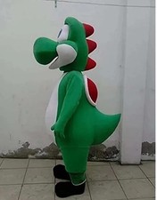 Adult Yoshi Mascot Costumes Halloween Fancy Party Dress Cartoon Character