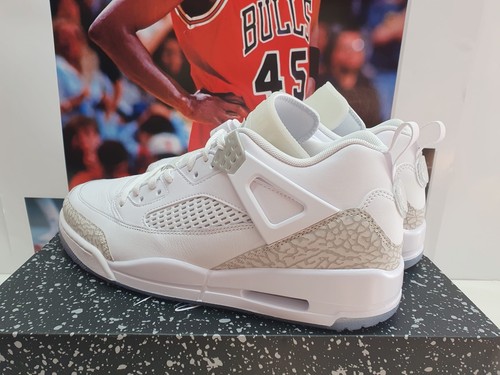 Nike Air Jordan Spizike Blanco Gris Neutro Hombre UK 10.5 EUR 45.5 (FQ1759 103) - Imagen 8 de 8