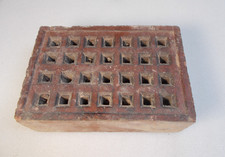 Clay Air Brick Bricks Vent Victorian Terracotta ref 603 (FREE UK POSTAGE)