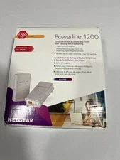 Netgear PL1200-PAS Powerline Ethernet 1200 Mbps Kit (2 Adapters) HomePlug AV2