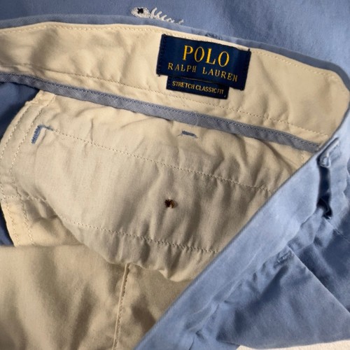 Polo Ralph Lauren Shorts Herren 44B blau Haie Muster leichte Chino Big Classic - Bild 8 von 8