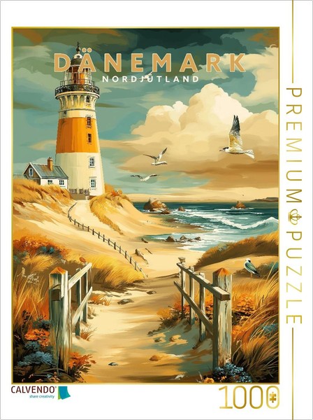 Calvendo Puzzle North Jutland | 1000 Pieces, Finished Size 25.2 × 18.9 In (64 ×-image