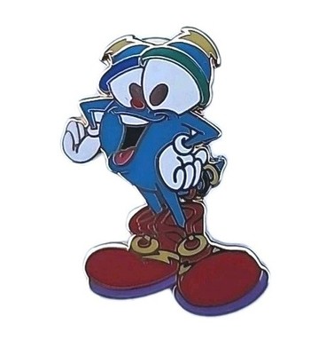 VTG Atlanta 1996 Olympic Games Mascot Izzy Enameled Goldtone Metal Coat Hat Pin
