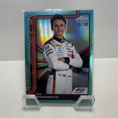 Topps 2025 Topps Chrome Formula 1 F2 Drivers Dino Beganovic #27 /199 Hitech Tgr
