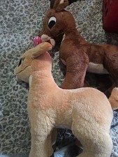 Dan Dee Rudolph The Red Nosed Reindeer - Plush Clarice Girl Pink Bow 2 