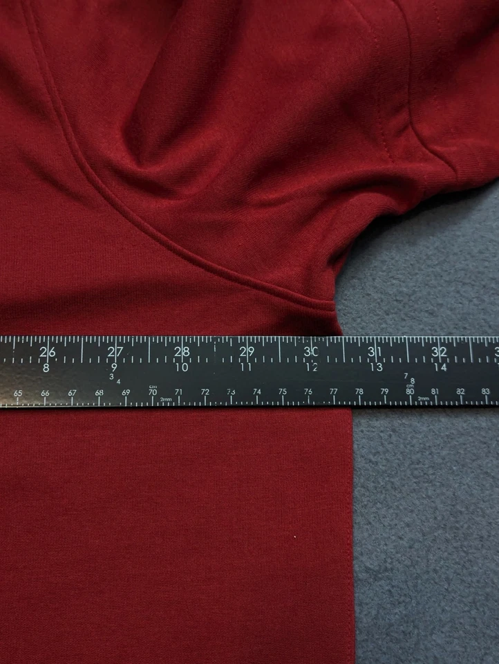 Camisa masculina Nike Arkansas Razorbacks Dri-FIT Sideline Coach 1/4 com zíper 4XL carmesim - Imagem 4 de 4