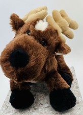 Ganz Webkinz 9 Brown Reindeer HM137 Soft Cuddly Plush Stuffed Animal NO CODE
