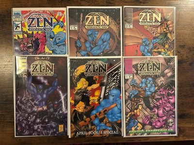 Lot of 6 Zen Intergalactic Ninja Vol 4 #2 Starquest #1 2 Art Of Zen #1 Entity