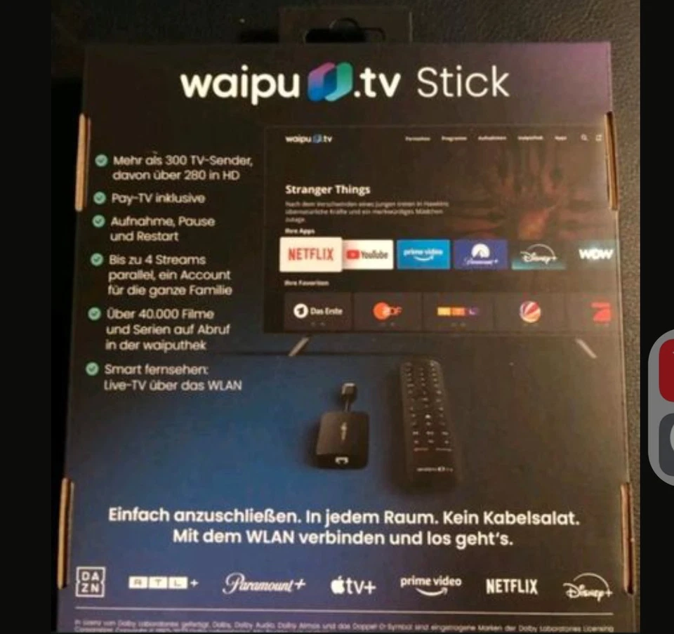 HDMI-Dongle WiFi WLAN HD 1920P TV-Stick Chrom Miracast Mac USB Anycast - Bild 1 von 1
