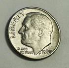 1964 D ROOSEVELT DIME, 90% Silver in Lightly circulated condition # RD 1964-D LC