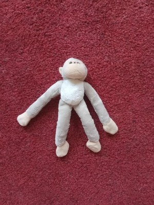 Ganz International Hanging Magnet Magnetic Monkey Japanese Macaque Silver Grey