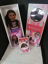 American Girl Doll Makena W/Accessories, Jacket, Purse, Notebook, All NEW, NRFB